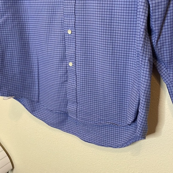 LL Bean Purple Button Down Shirt Size 16 1/2 -32 - Picture 3 of 7